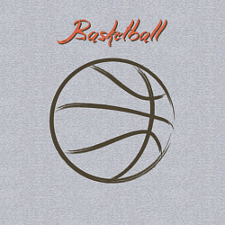 Свитшот хлопковый мужской Basketball vibe, цвет: меланж — фото 2