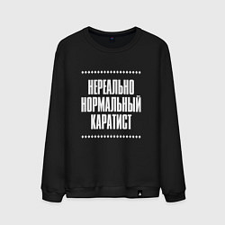 Мужской свитшот Нормальный каратист нереально