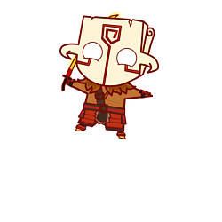 Свитшот хлопковый мужской Герой из Dota 2, цвет: белый — фото 2