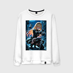 Свитшот хлопковый мужской Марин Китагава косплей 2B, цвет: белый