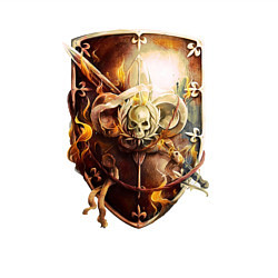 Свитшот хлопковый мужской Order of the Sanctified Shield Warhammer, цвет: белый — фото 2