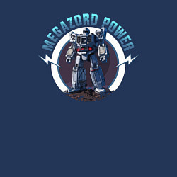 Свитшот хлопковый мужской Сила Мегазорда, цвет: тёмно-синий — фото 2