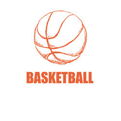 Свитшот хлопковый мужской Ball basket, цвет: белый — фото 2