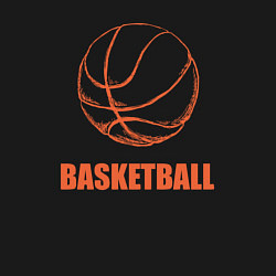 Свитшот хлопковый мужской Ball basket, цвет: черный — фото 2