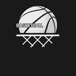 Свитшот хлопковый мужской Basketball play, цвет: черный — фото 2