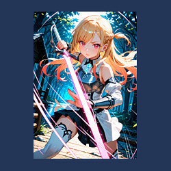 Свитшот хлопковый мужской Марин Китагава косплей Асуны Юки, цвет: тёмно-синий — фото 2