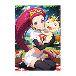 Свитшот хлопковый мужской Джесси и Мяут на пикнике, цвет: белый — фото 2