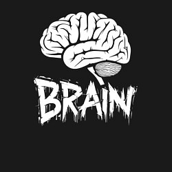 Свитшот хлопковый мужской Brain, цвет: черный — фото 2