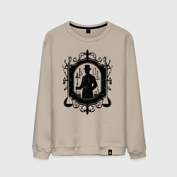 Мужской свитшот Фармацевт в лаборатории