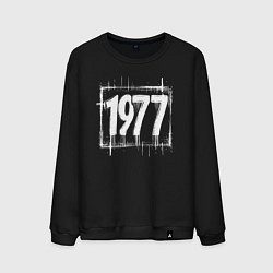Мужской свитшот 1977 год белой краской