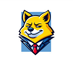 Свитшот хлопковый мужской Ехидный лис, цвет: белый — фото 2