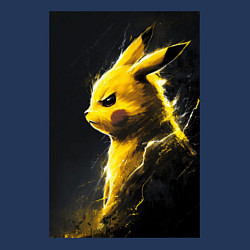 Свитшот хлопковый мужской Pikachu, цвет: тёмно-синий — фото 2