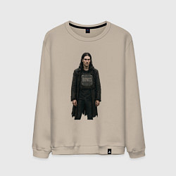 Свитшот хлопковый мужской Bones в бронежелете, цвет: миндальный