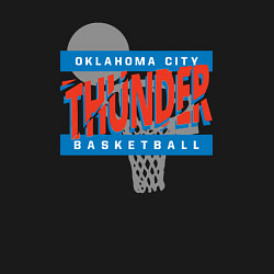 Свитшот хлопковый мужской Oklahoma basketball, цвет: черный — фото 2