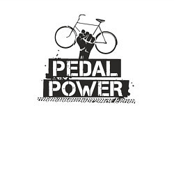 Свитшот хлопковый мужской Сила педалей, цвет: белый — фото 2