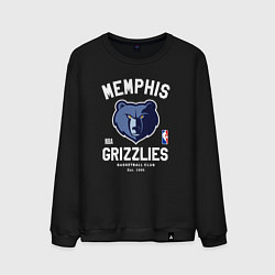 Свитшот хлопковый мужской Memphis Grizzlies - NBA team, цвет: черный