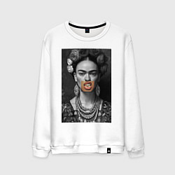 Свитшот хлопковый мужской Фрида swag, цвет: белый