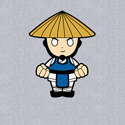 Свитшот хлопковый мужской Raiden - Mortal Kombat, цвет: меланж — фото 2