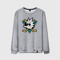 Свитшот хлопковый мужской Duck Rick, цвет: меланж