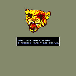 Свитшот хлопковый мужской Тони Hotline Miami, цвет: авокадо — фото 2