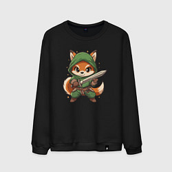 Мужской свитшот Лисёнок с мечом