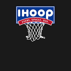 Свитшот хлопковый мужской I hoop every day, цвет: черный — фото 2