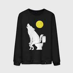 Мужской свитшот Срущий волк