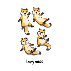 Свитшот хлопковый мужской Ленивые еноты, цвет: белый — фото 2