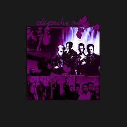 Свитшот хлопковый мужской Depeche Mode in violet, цвет: черный — фото 2