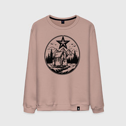Мужской свитшот Советский путешественник