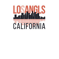 Свитшот хлопковый мужской California - Los Angeles, цвет: белый — фото 2