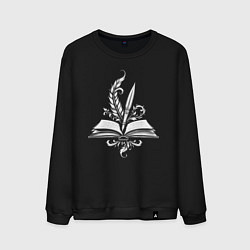 Мужской свитшот Вдохновение в строках