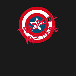 Свитшот хлопковый мужской Дэдпул был здесь, цвет: черный — фото 2