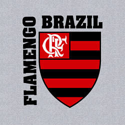 Свитшот хлопковый мужской Flamenco Brazil, цвет: меланж — фото 2