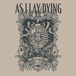 Свитшот хлопковый мужской As I Lay Dying, цвет: миндальный — фото 2