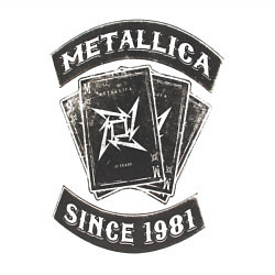 Свитшот хлопковый мужской Metallica: since 1981, цвет: белый — фото 2