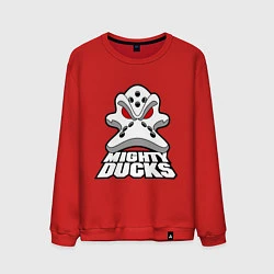 Свитшот хлопковый мужской HC Anaheim Ducks, цвет: красный