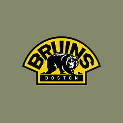 Свитшот хлопковый мужской HC Boston Bruins Label, цвет: авокадо — фото 2