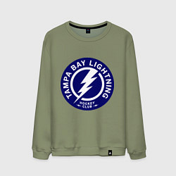 Свитшот хлопковый мужской HC Tampa Bay Lightning, цвет: авокадо