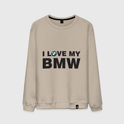 Мужской свитшот I love my BMW