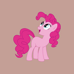 Свитшот хлопковый мужской Пони Пинки Пай, цвет: пыльно-розовый — фото 2