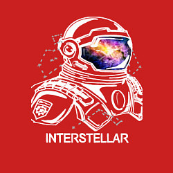 Свитшот хлопковый мужской Interstellar Spaceman, цвет: красный — фото 2