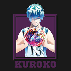 Свитшот хлопковый мужской Куроко, цвет: черный — фото 2