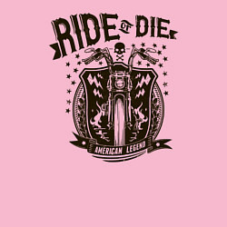 Свитшот хлопковый мужской Ride or Die, цвет: светло-розовый — фото 2