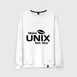 Мужской свитшот Make unix, not war