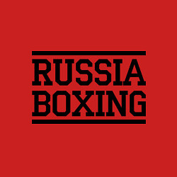 Свитшот хлопковый мужской Russia boxing, цвет: красный — фото 2