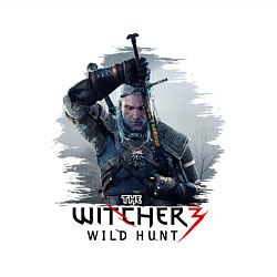 Свитшот хлопковый мужской The Witcher 3, цвет: белый — фото 2