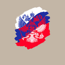 Свитшот хлопковый мужской Россия, цвет: миндальный — фото 2