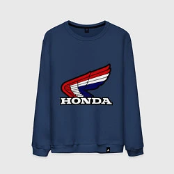 Свитшот хлопковый мужской Honda, цвет: тёмно-синий