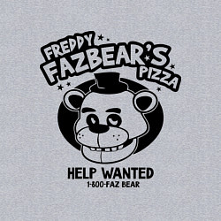 Свитшот хлопковый мужской Freddy Fazbear's Pizza, цвет: меланж — фото 2